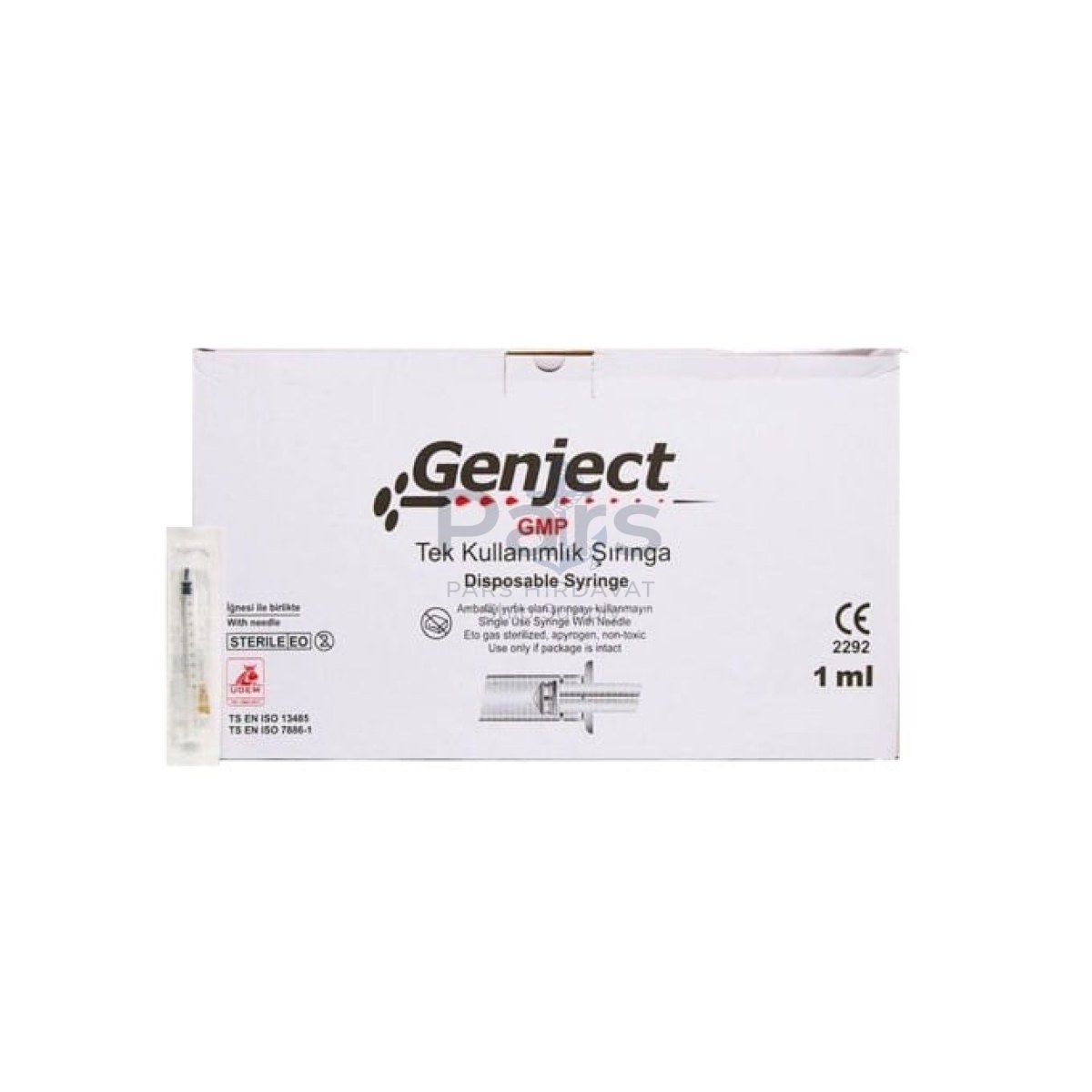 Enjektör Steril 1cc - Şırınga 1ml - 3 Parça - 500 pcs/paket