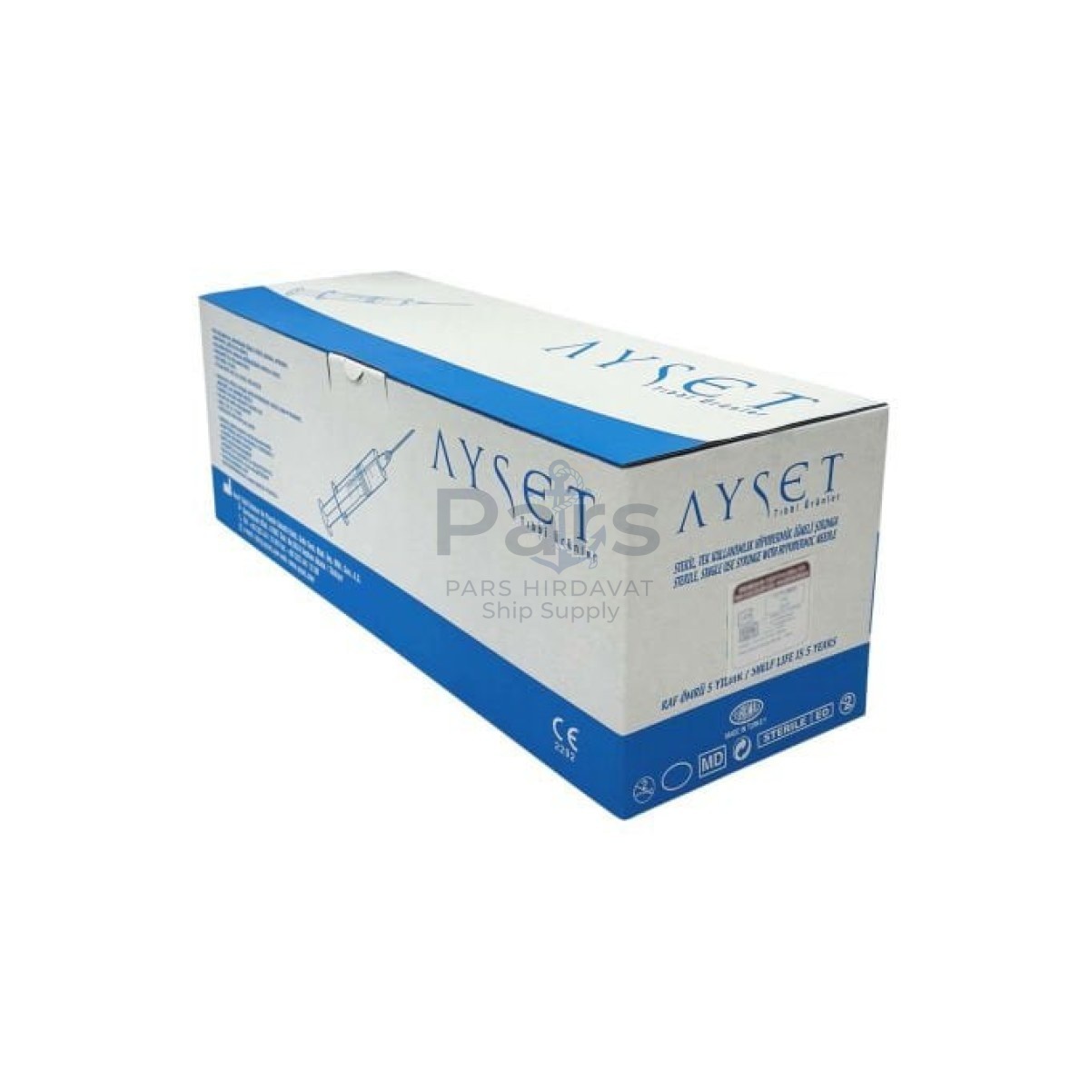 Enjektör Steril 10cc - Şırınga 10ml - 3Parça - 150pcs/paket