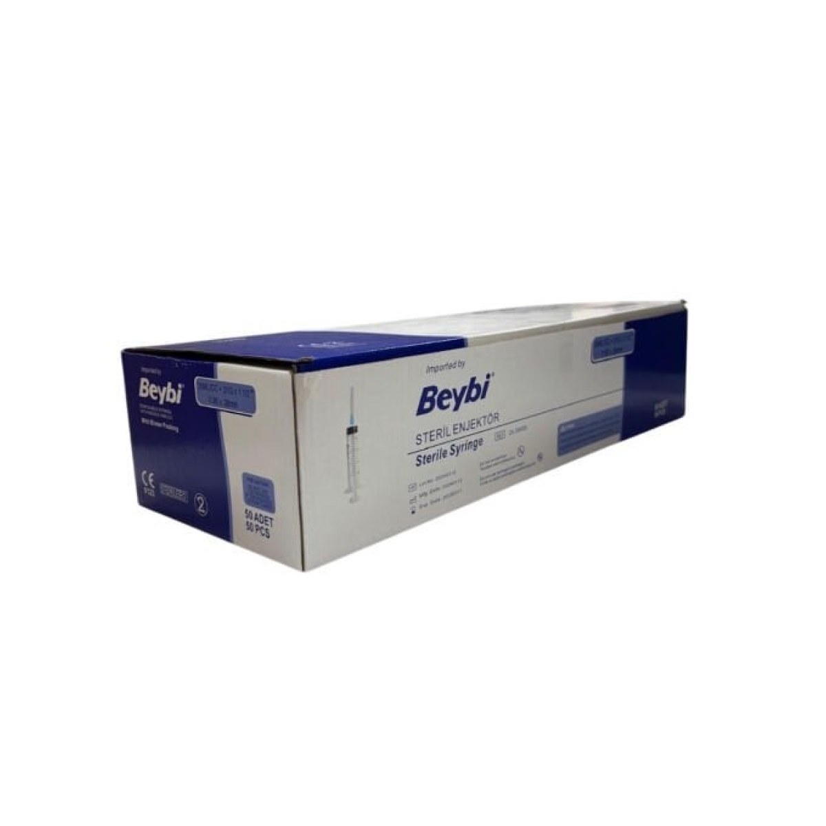 Enjektör Steril 20cc - Şırınga 20ml - 3Parça - 50Adet/paket
