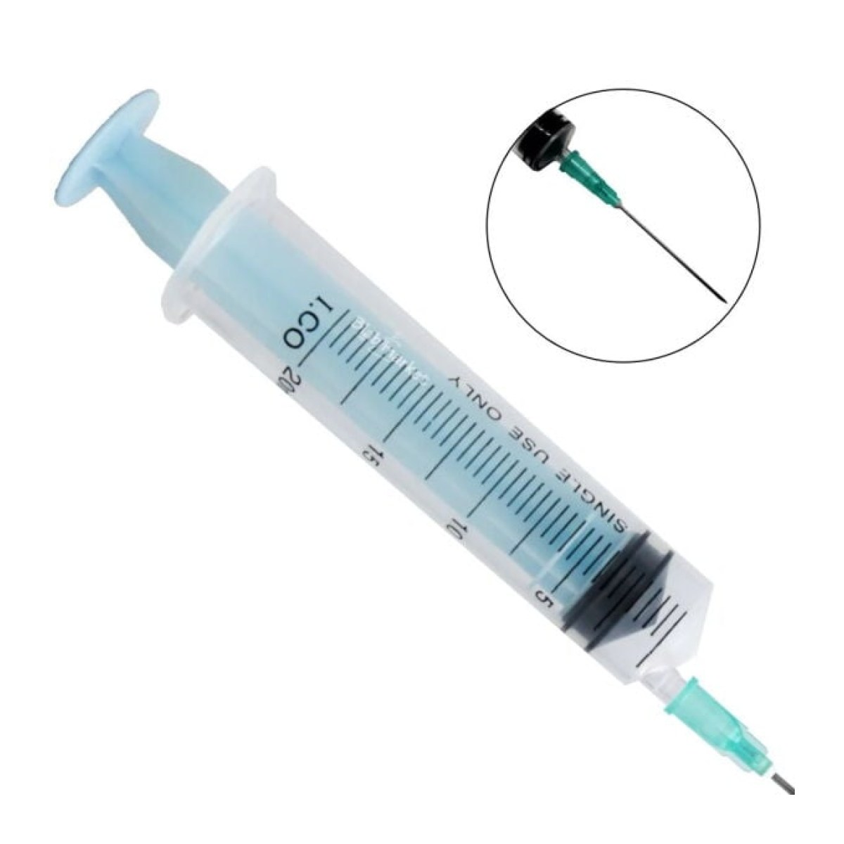 Enjektör Steril 20cc - Şırınga 20ml - 3 Parça - 1 Adet/paket