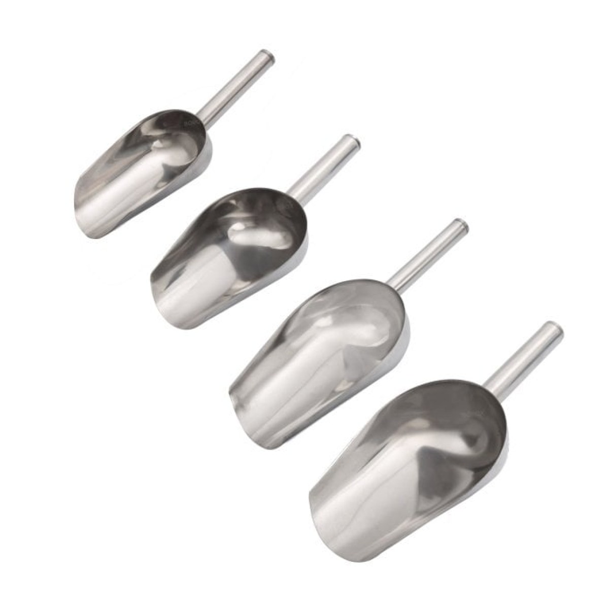 Borox Tartım Küreği Seti - Stainless Steel 4lü Set Şaşula