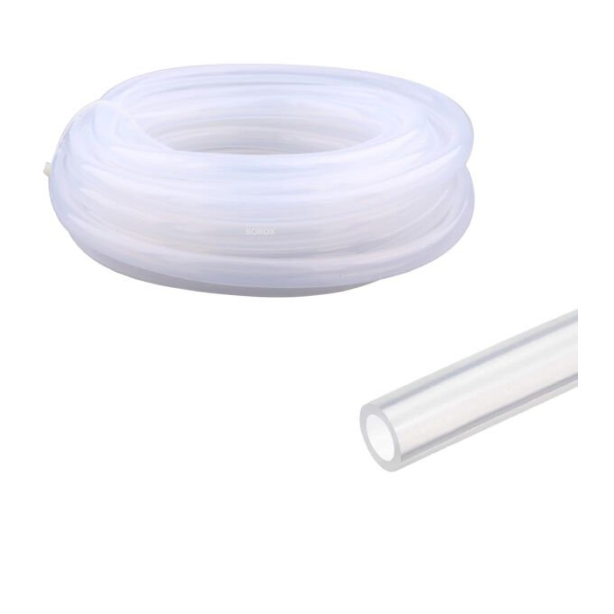 Borox Silikon Hose 6x10mm - Şeffaf 10 metre - Silicone Hose Platin