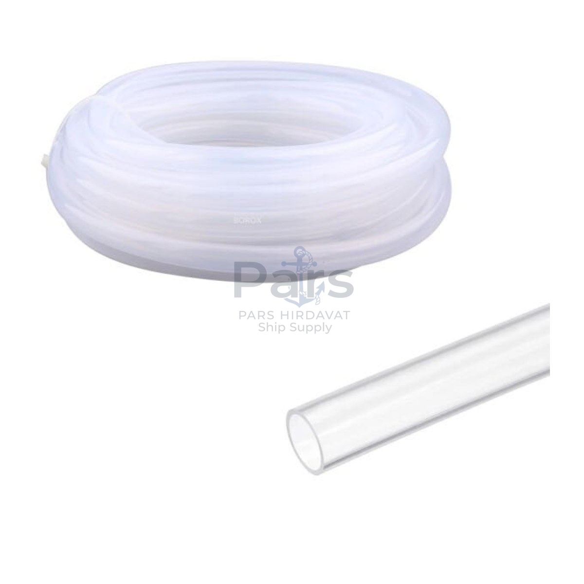 Borox Silikon Hose 8x10mm - Şeffaf 10 metre - Silicone Hose Platin