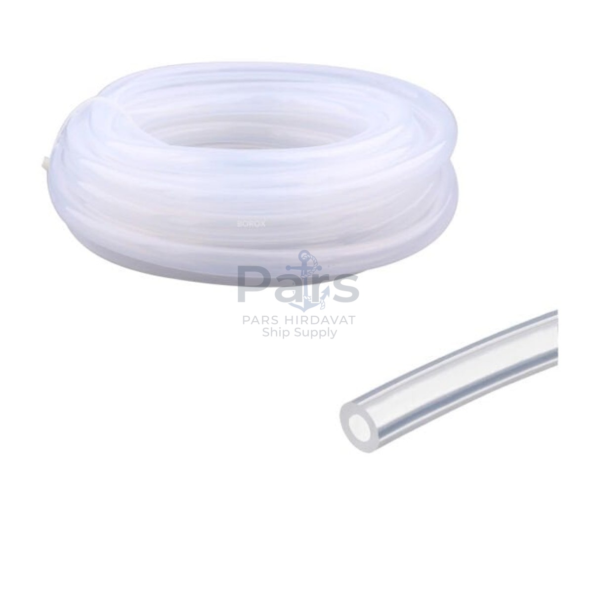 Borox Silikon Hose 5x8 mm - Şeffaf 10 metre - Silicone Hose Platin