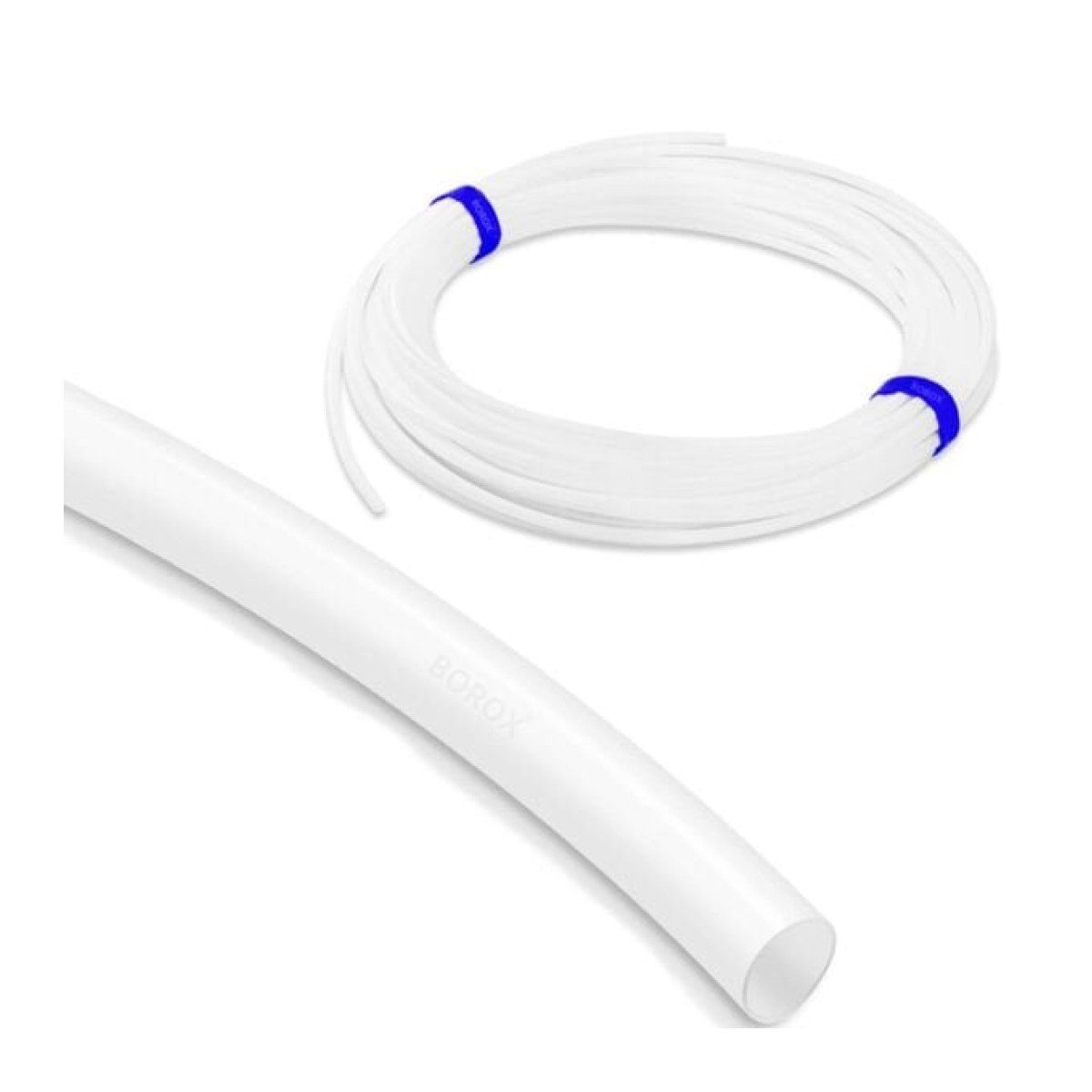 Borox Teflon Hortum 10x12 mm - Beyaz PTFE Hose - 10 metre Toptan