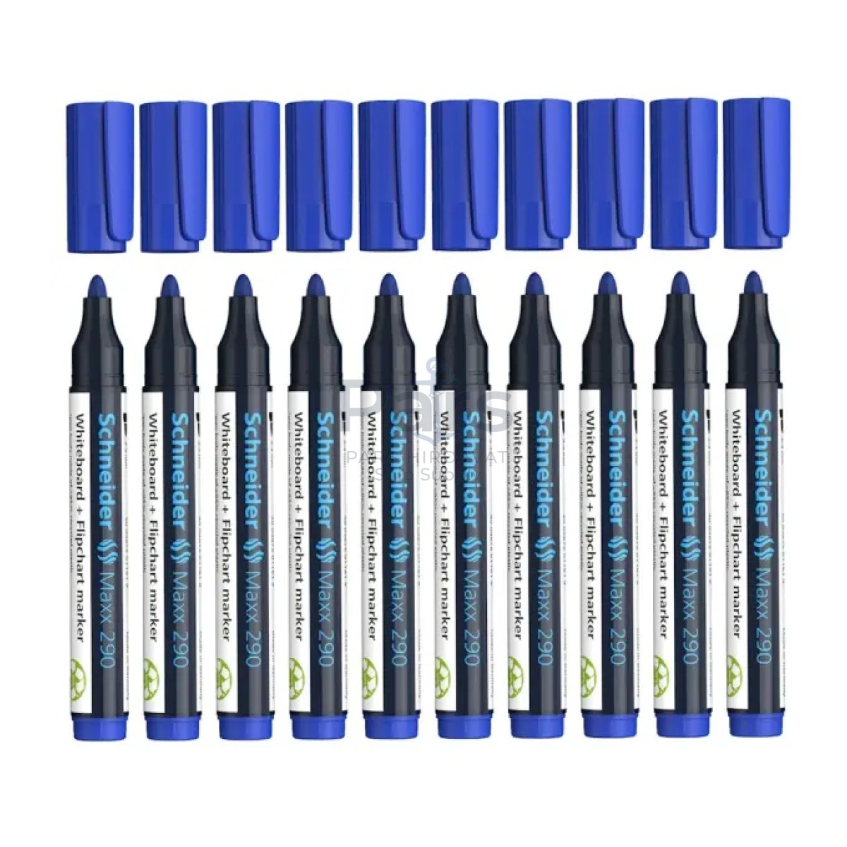 Schneider Maxx 290 Tahta Kalemi Blue - 2-3mm - White Tahta ve Flipchart Kalemi - 10 pcs