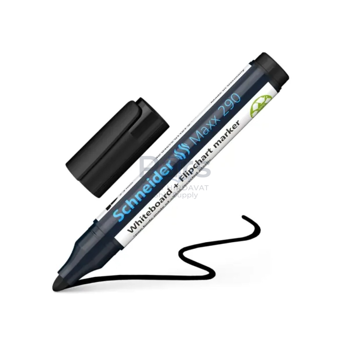 Schneider Maxx 290 Tahta Kalemi Black - 2-3mm - White Tahta ve Flipchart Kalemi