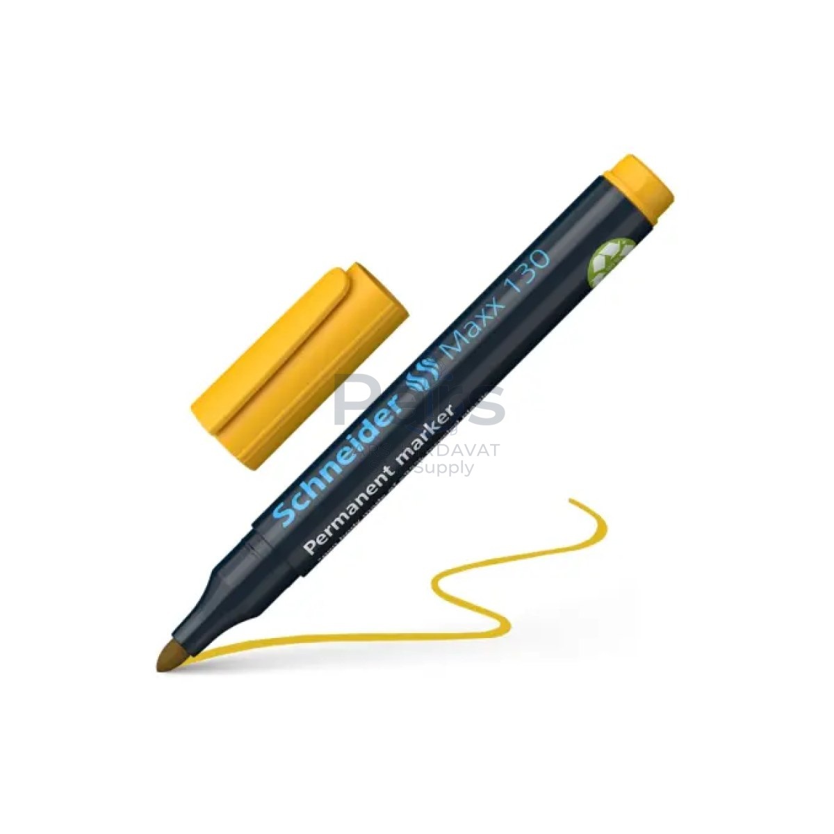 Schneider Maxx130 Asetat Kalemi Yellow - 1-3mm - Cam Kalemi