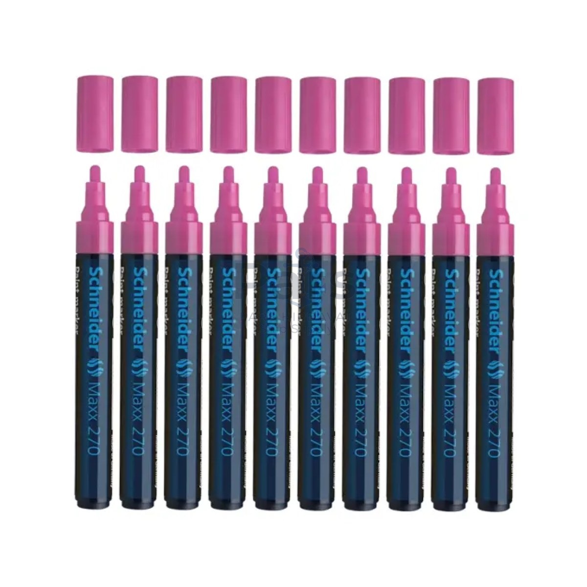 Schneider Maxx 270 Asetat Kalemi Pembe - 1-3mm - Boya Markörü - Cam Kalemi 10 pcs Toptan