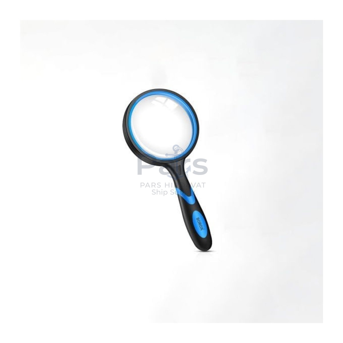 Borox Büyüteç - Cam Mercekli - Silikon Saplı - 6x Büyütmeli - 50mm