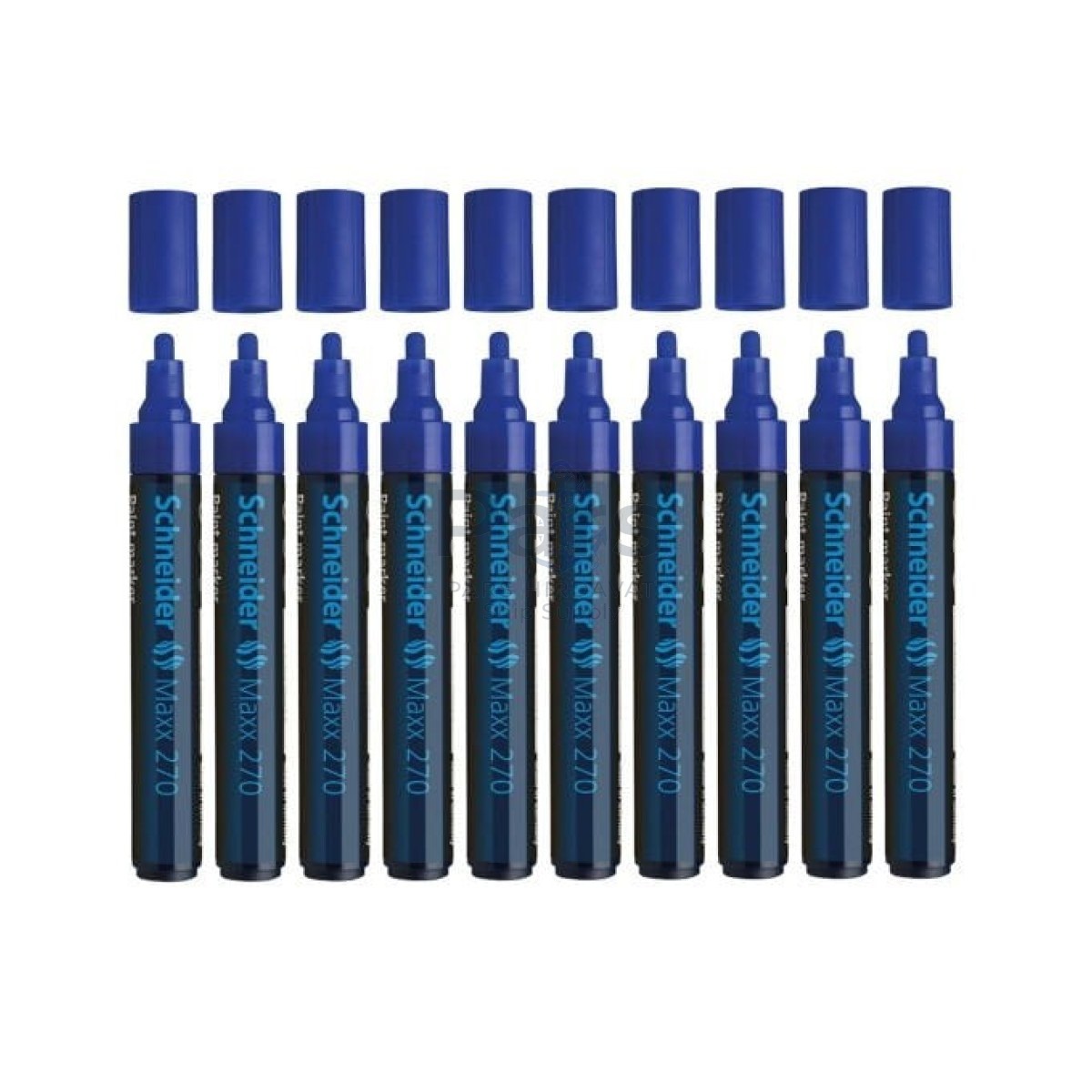 Schneider Maxx 270 Asetat Kalemi Blue - 1-3mm - Boya Markörü - Cam Kalemi 10 pcs Toptan
