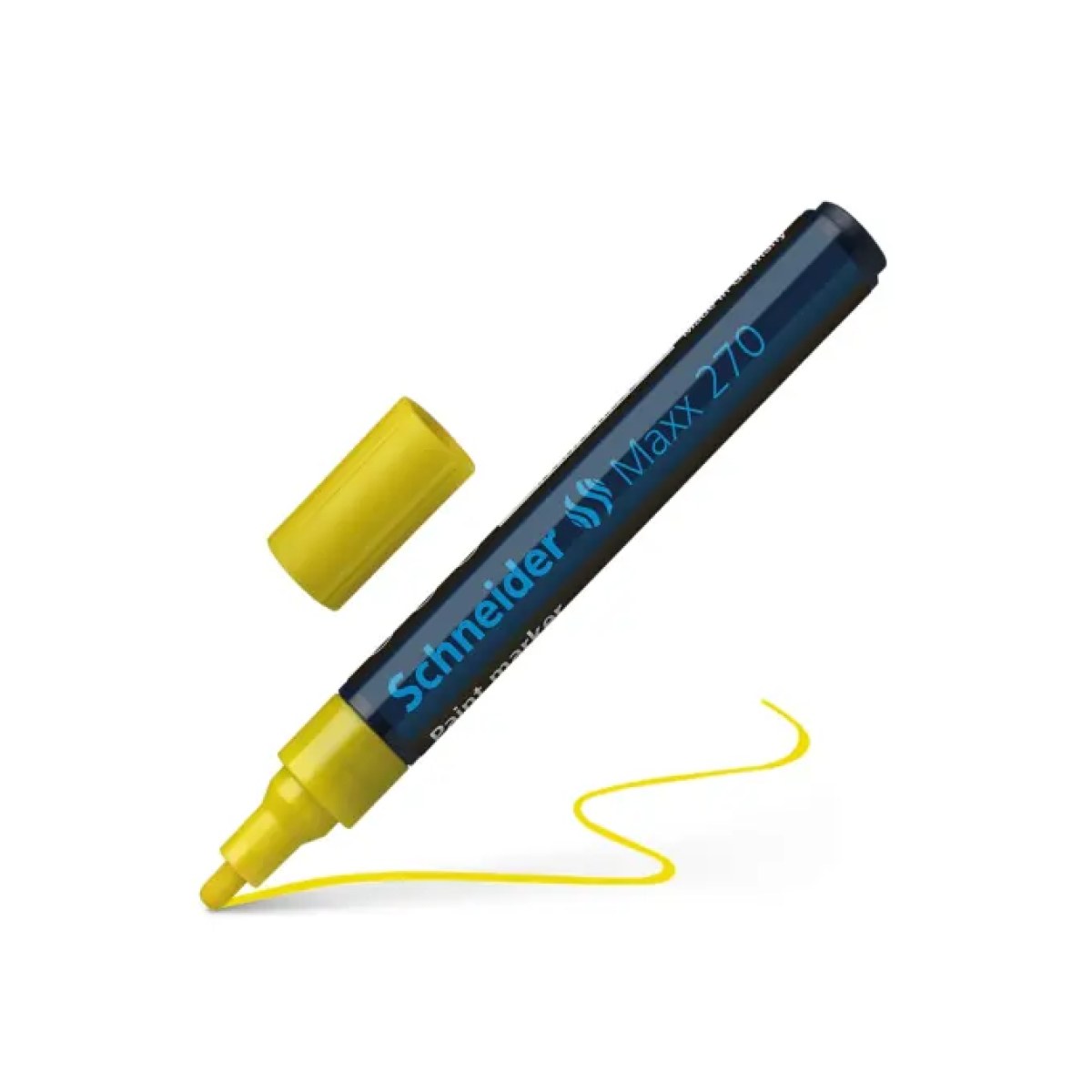 Schneider Maxx 270 Asetat Kalemi Sarı - 1-3mm - Boya Markörü
