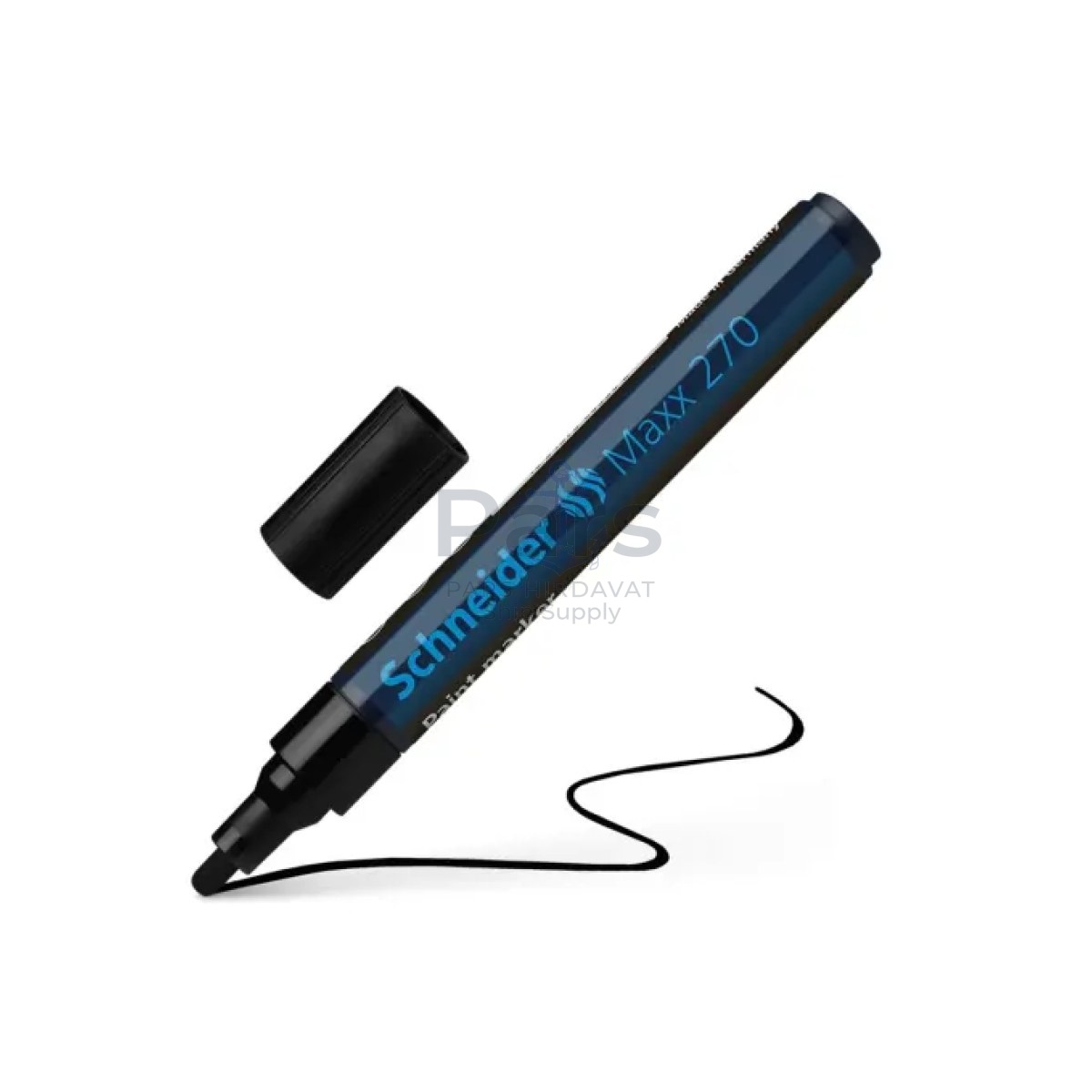 Schneider Maxx 270 Asetat Kalemi Black - 1-3mm - Boya Markörü
