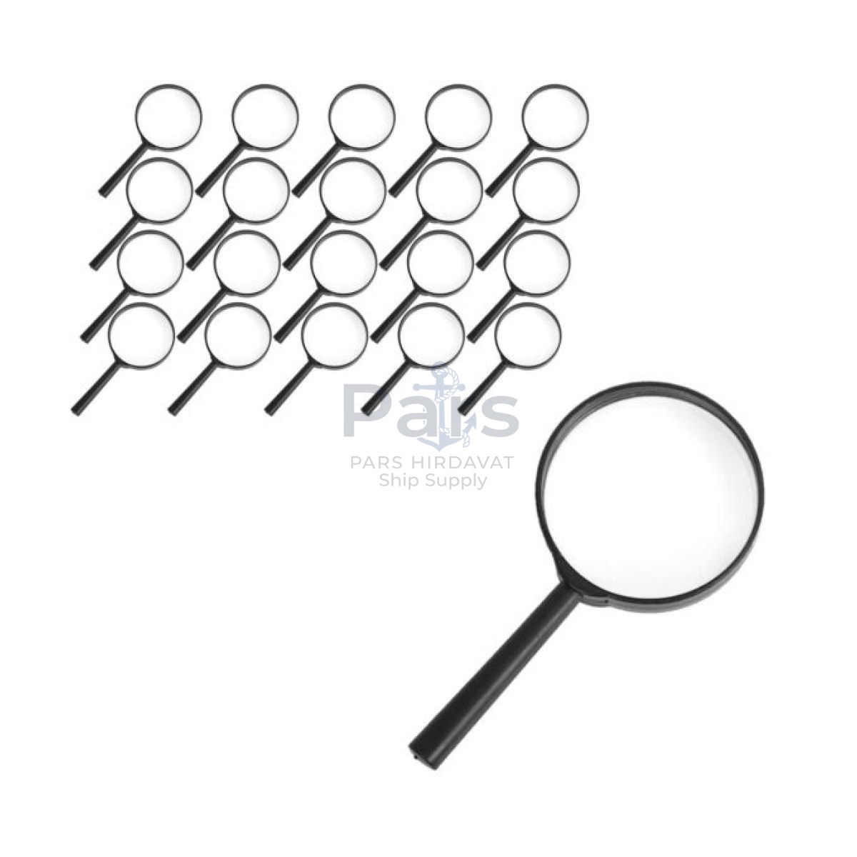 Borox Büyüteç - Cam Mercekli Plastik Saplı - 3x Büyütmeli - 90mm - 20 pcs Toptan