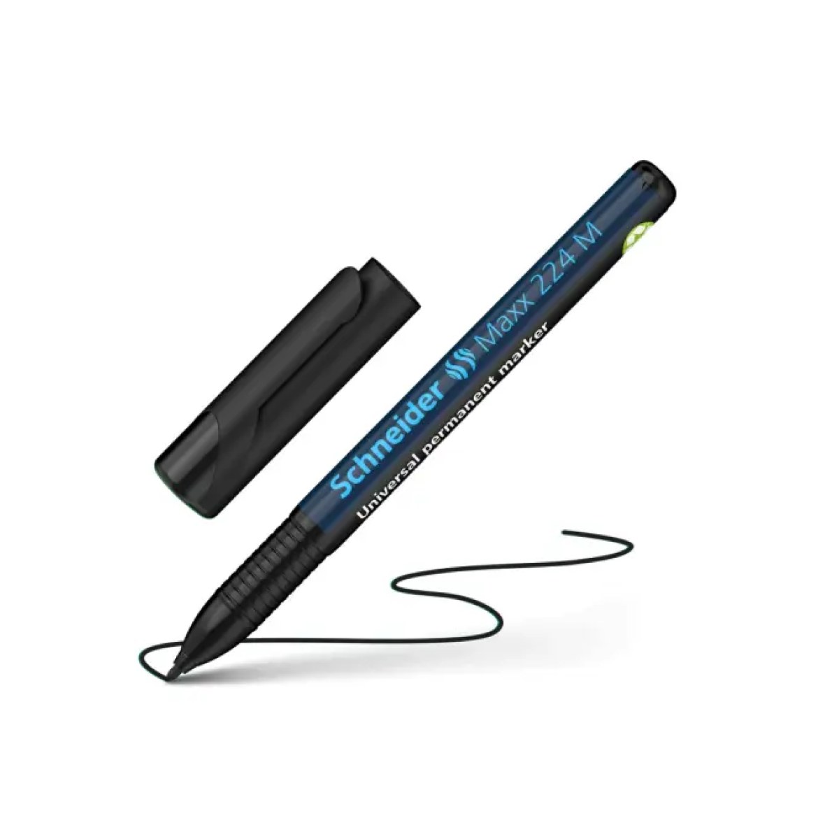 Schneider Maxx224 Asetat Kalemi Siyah - 1.0mm M - Cam Kalemi
