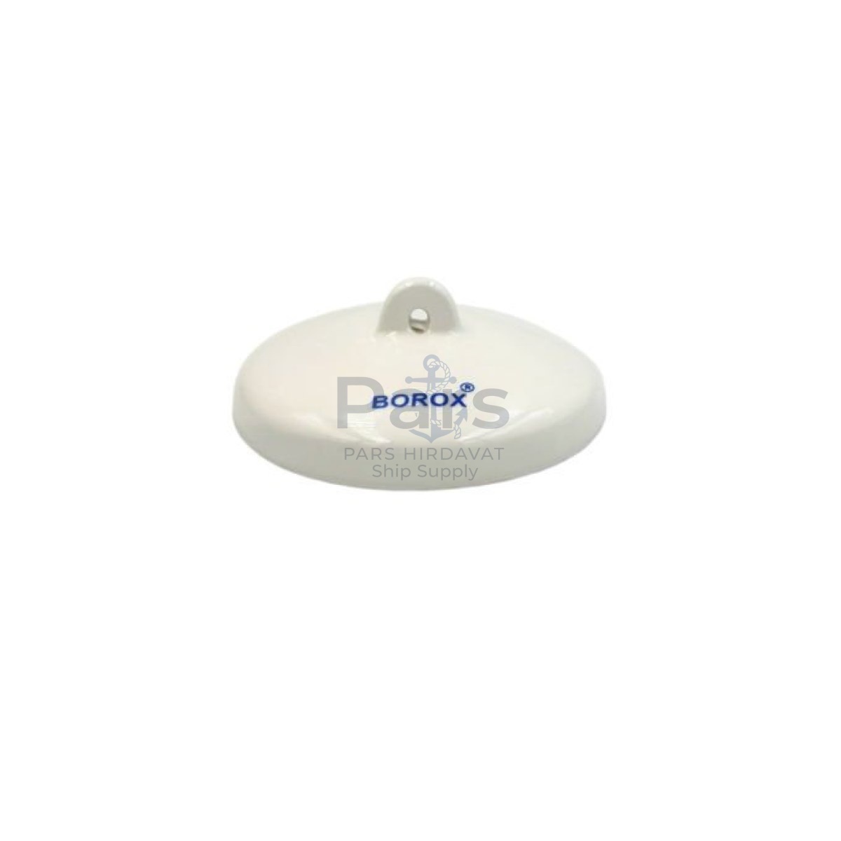 Borox Porselen Kroze Kapağı - 62mm - Porcelain Crucible Cover