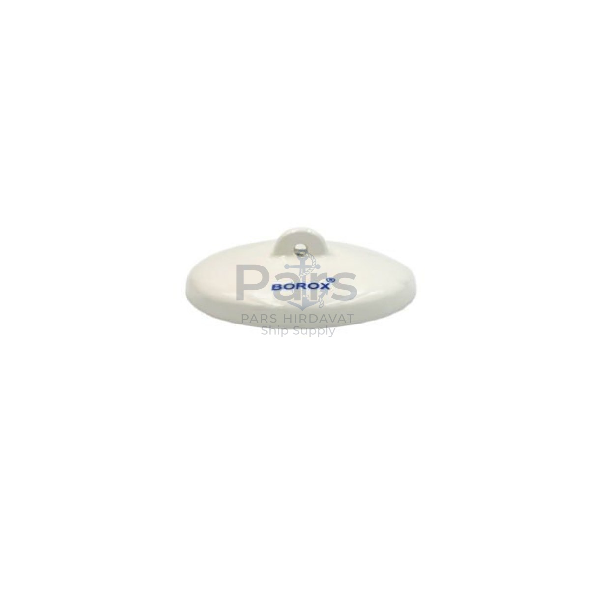 Borox Porselen Kroze Kapağı - 54mm - Porcelain Crucible Cover