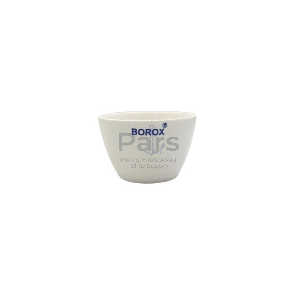 Borox Porselen Kroze - Kısa Form - 90ml - Low Form Crucible