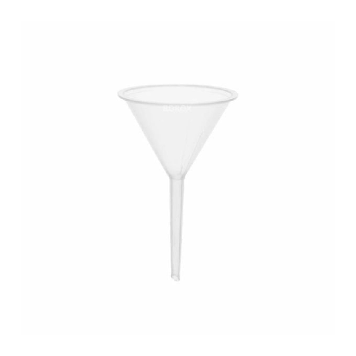 Borox Plastik Analitik Huni 50mm - Laboratuvar Hunisi - PP Huni