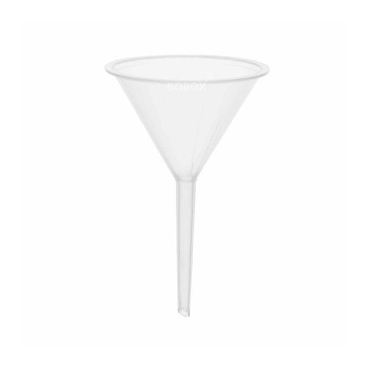 Borox Plastik Analitik Huni 100mm - Laboratuvar Hunisi
