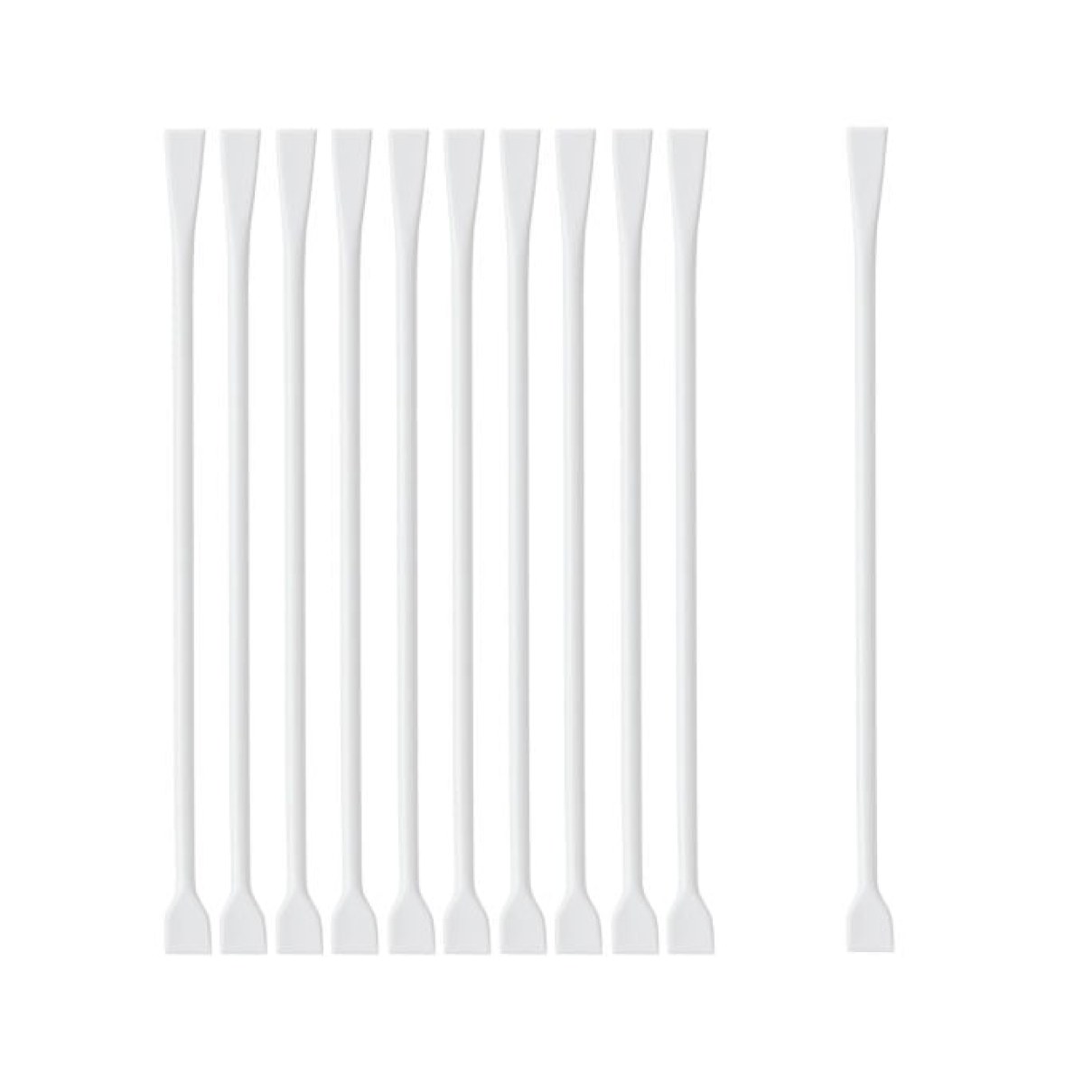 Plastik Baget Çubuk 250mm - Laboratuvar Karıştırma Çubuğu 10 pcs-paket