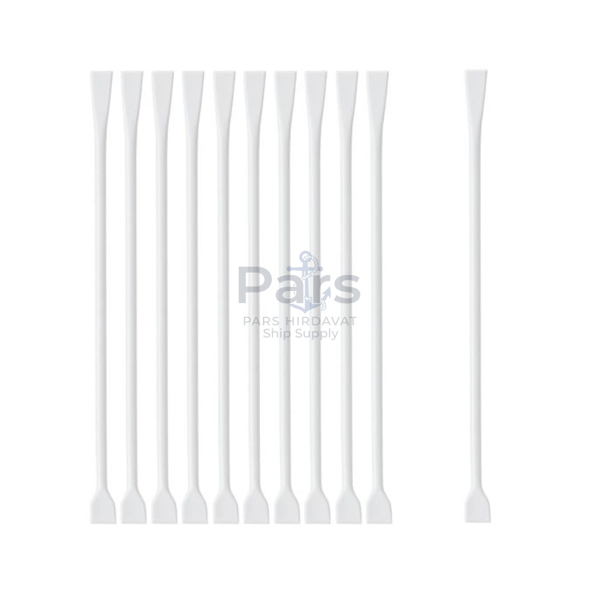 Plastik Baget Çubuk 250mm - Laboratuvar Karıştırma Çubuğu 10 pcs-paket
