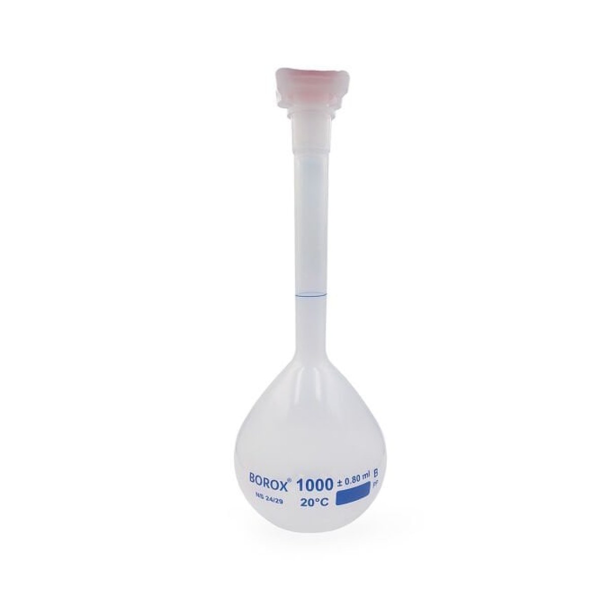 Borox Plastik Balon Joje 1000ml - Plastik Kapaklı - Volumetrik Flask