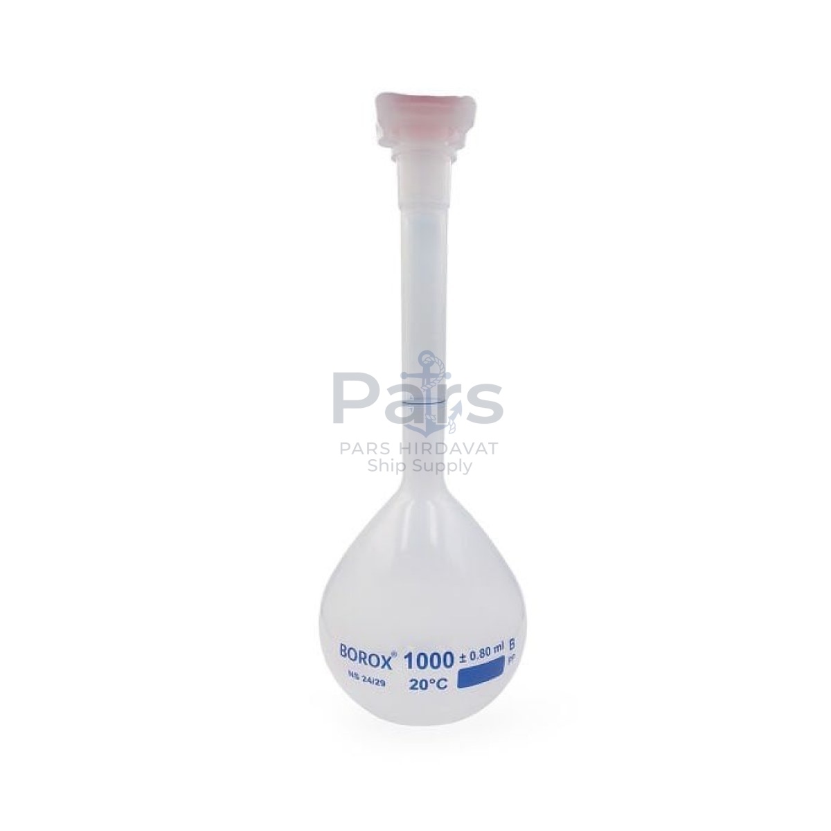 Borox Plastik Balon Joje 1000ml - Plastik Kapaklı - Volumetrik Flask