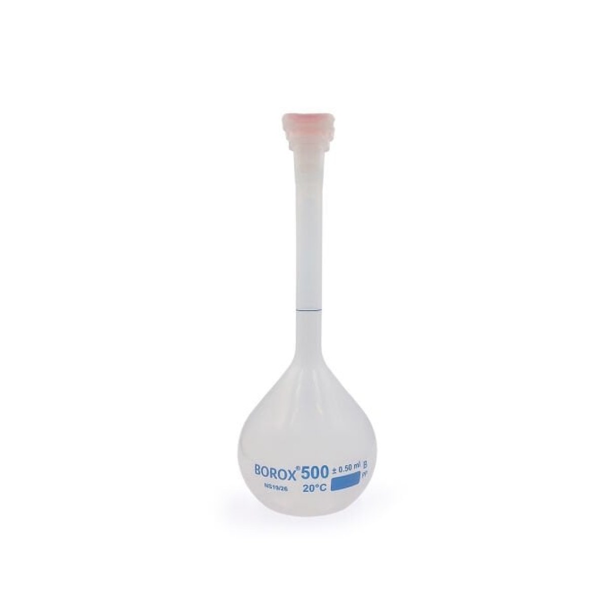 Borox Plastik Balon Joje 500ml - Plastik Kapaklı - Volumetrik Flask