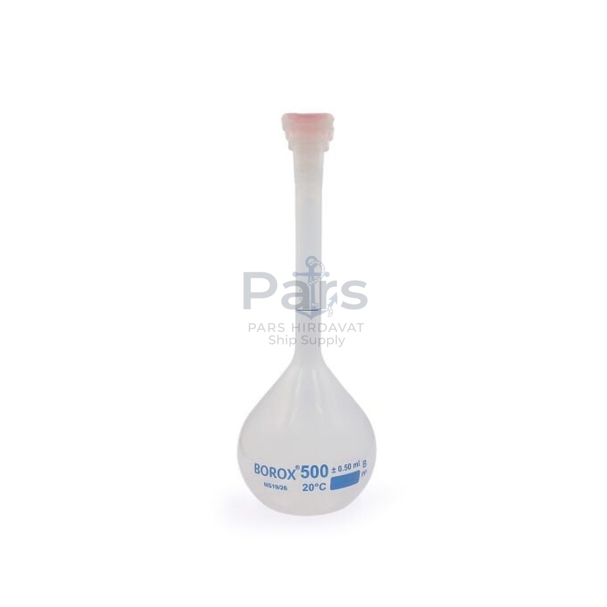 Borox Plastik Balon Joje 500ml - Plastik Kapaklı - Volumetrik Flask