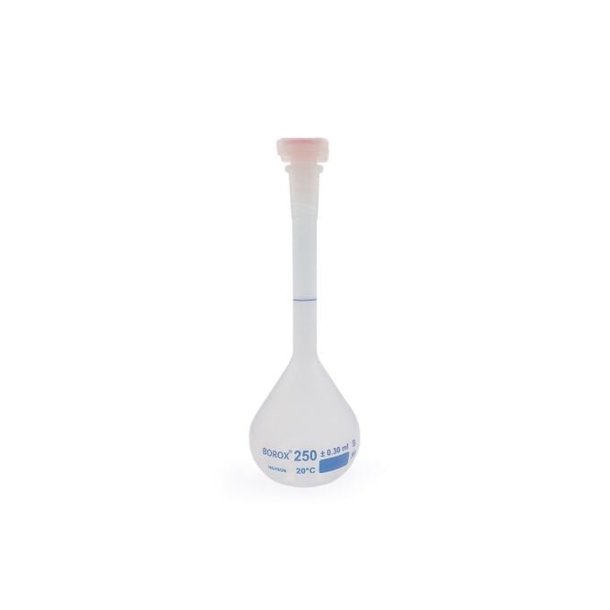 Borox Plastik Balon Joje 250ml - Plastik Kapaklı - Volumetrik Flask
