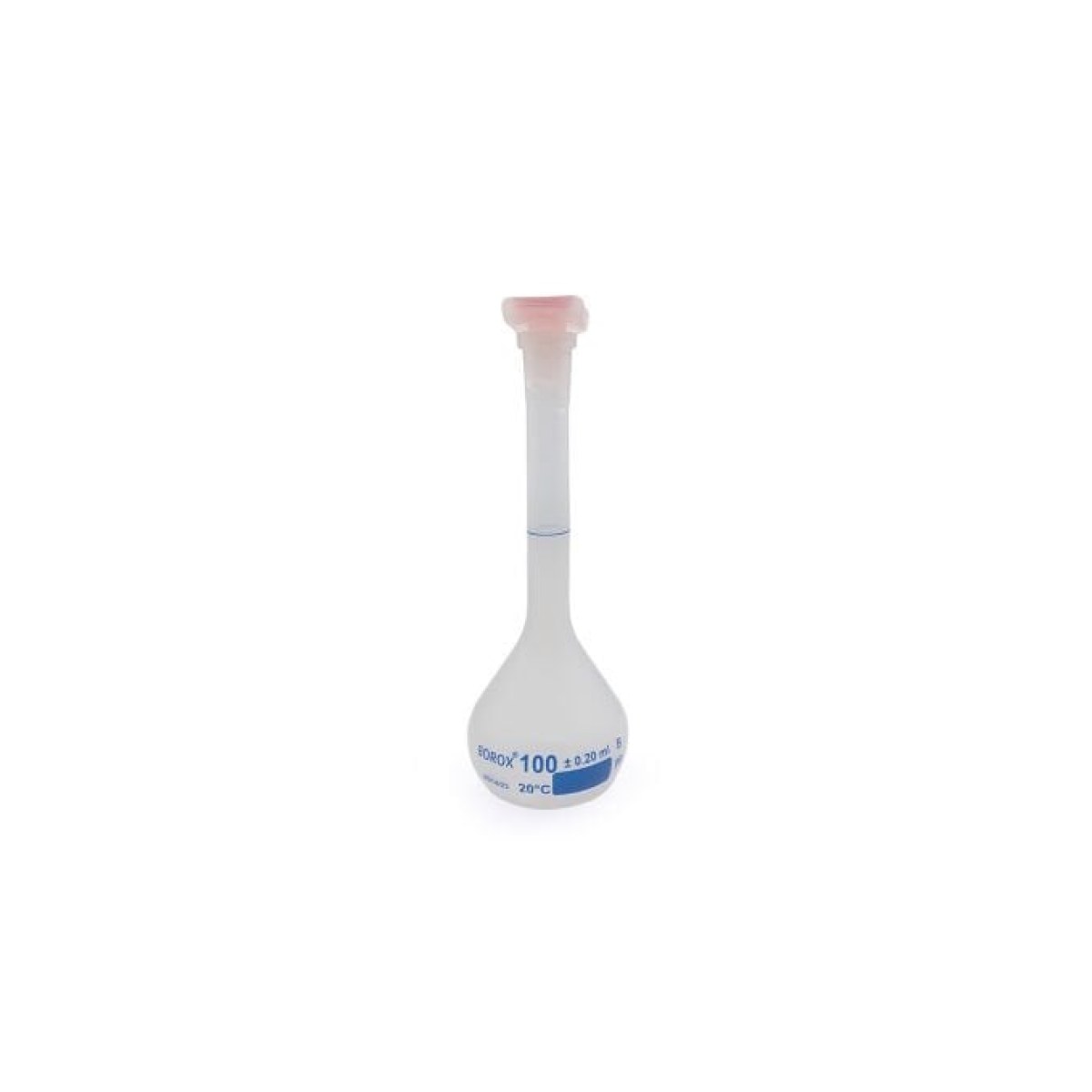 Borox Plastik Balon Joje 100ml - Plastik Kapaklı - Volumetrik Flask