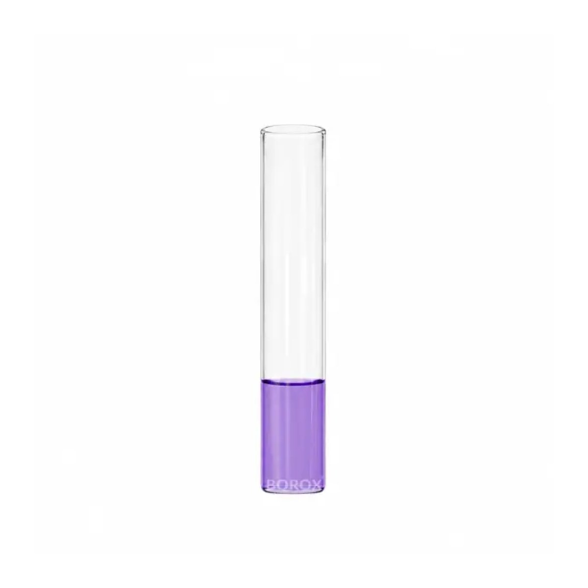 Borox Cam Deney Tüpü 25 ml - Dibi Düz Tüp - Boş Şişe