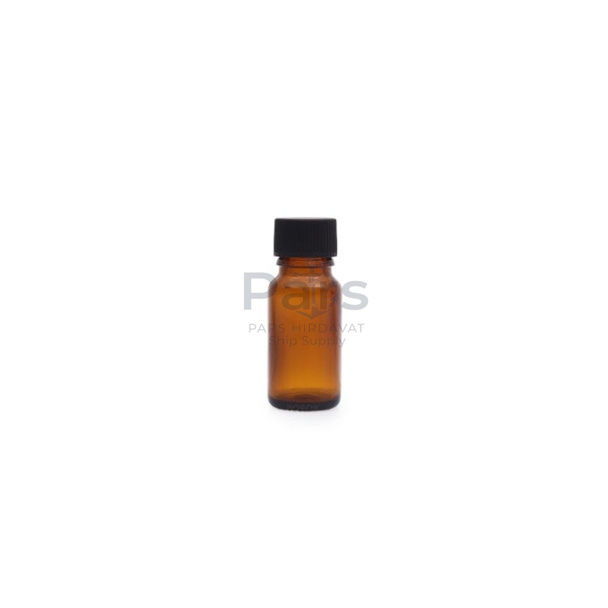 Borox Amber Cam Şişe 10 ml - Black Kapaklı Şişe 10cc