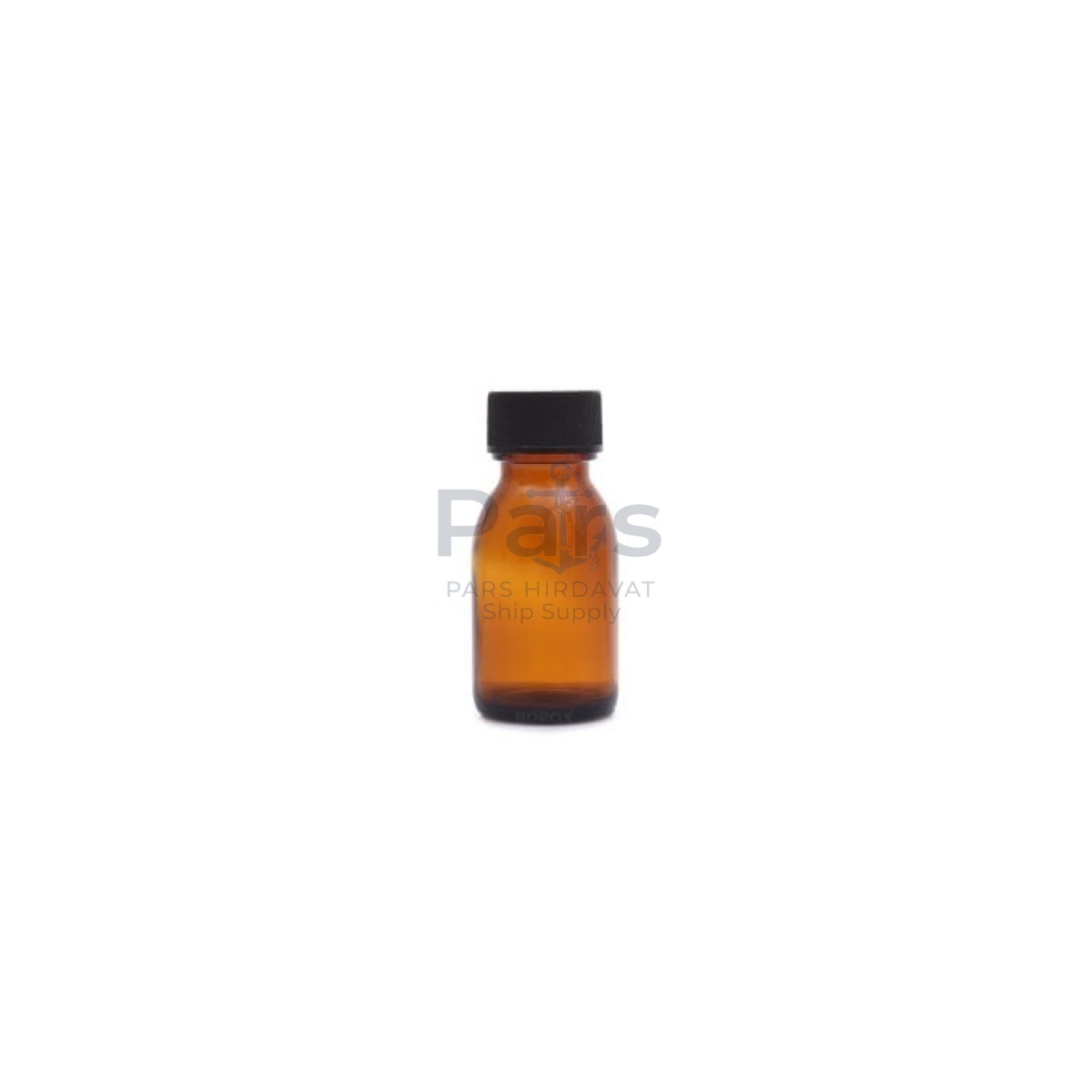 Borox Amber Cam Şişe 20 ml - Black Kapaklı Şişe 20cc