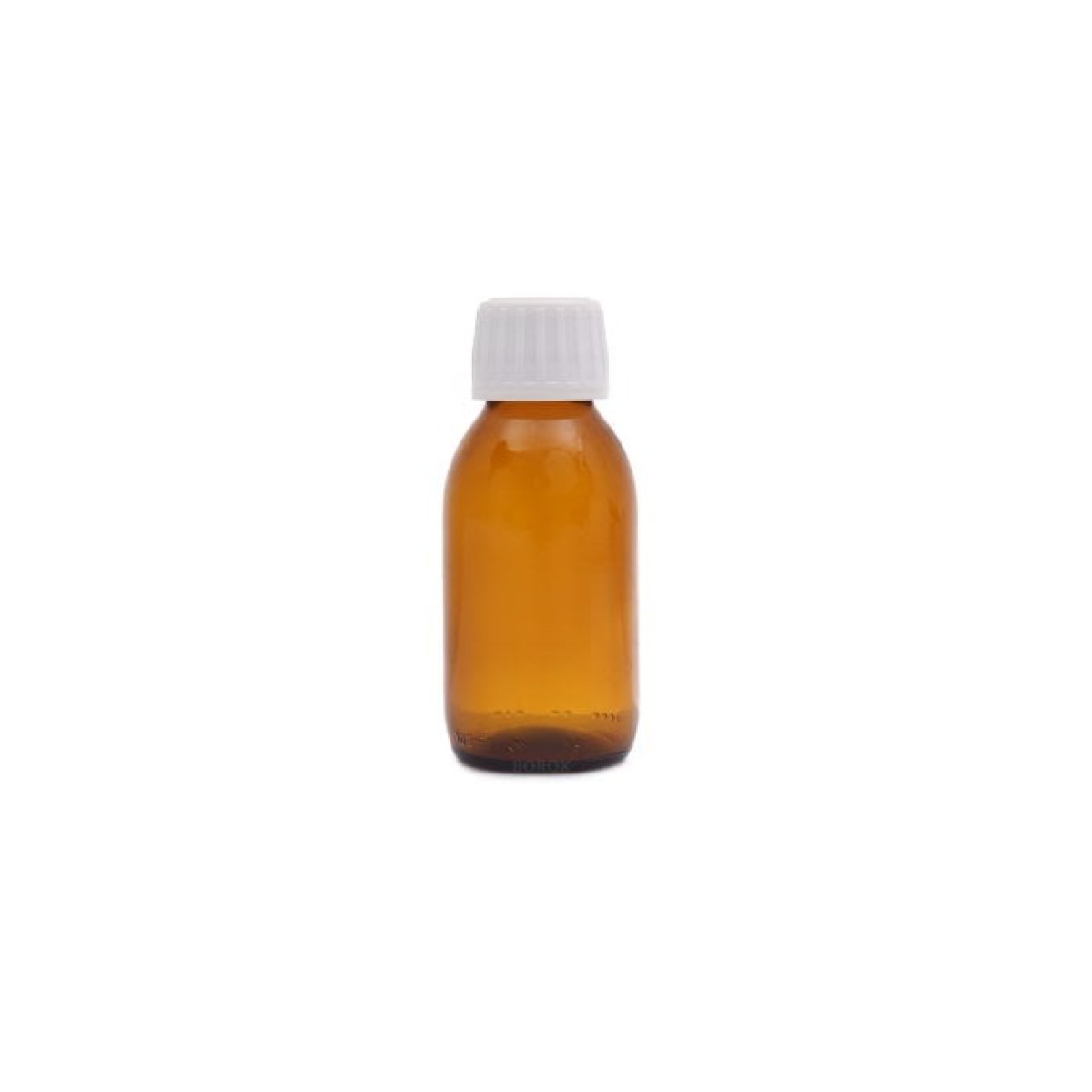 Borox Cam Amber Şişe 100 ml - Kilit Kapaklı Şişe Kahverengi