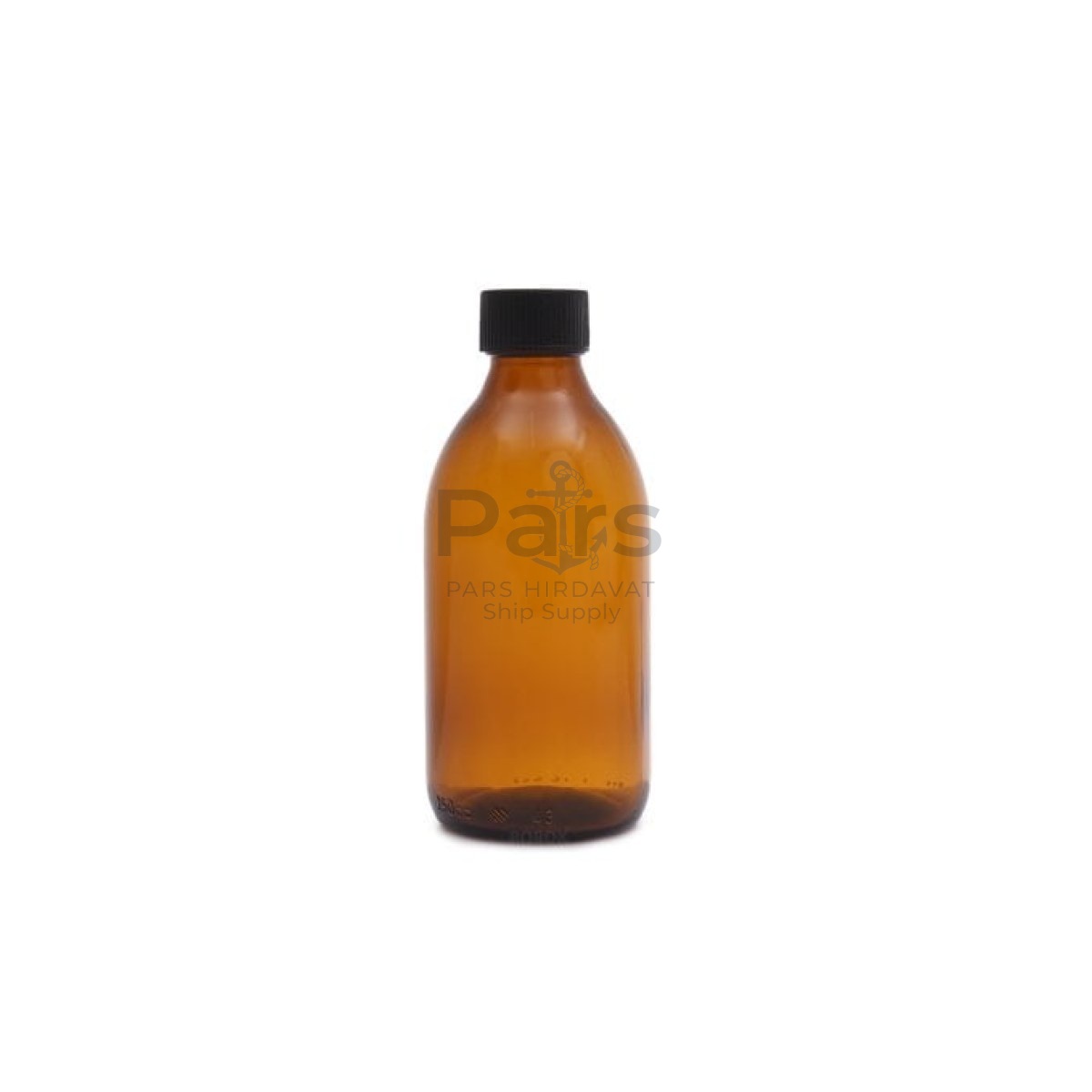 Borox Amber Cam Şişe 250 ml - Black Kapaklı Şişe 250cc