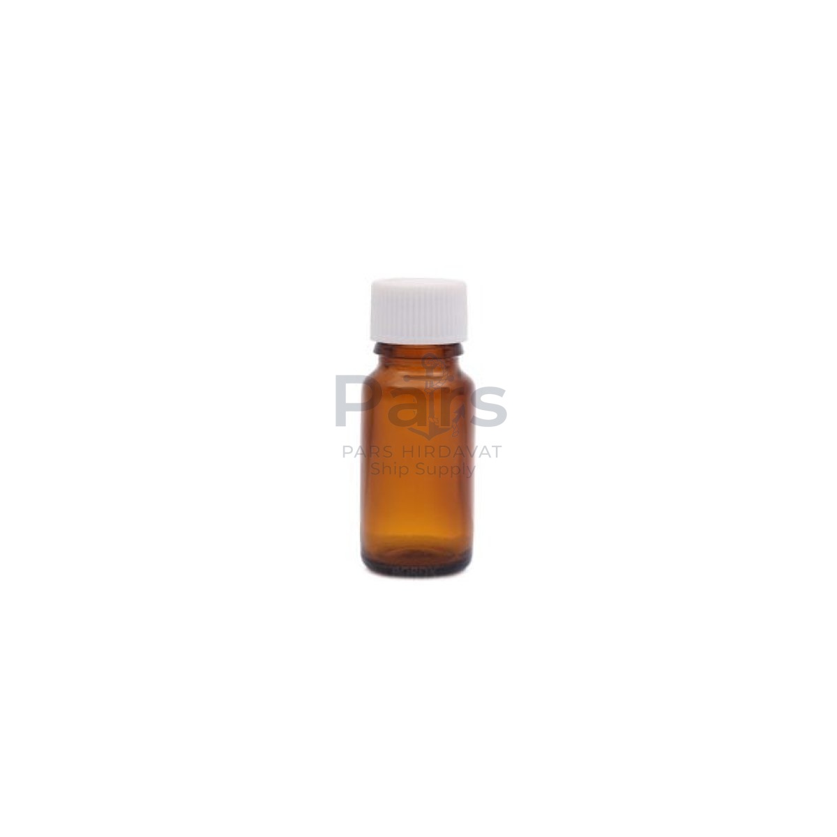 Borox Amber Cam Şişe 10 ml - White Kapaklı Şişe 10cc