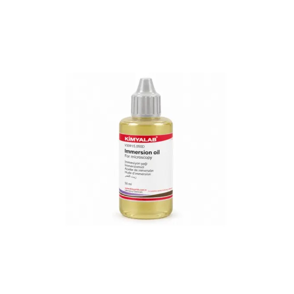 İmersiyon Yağ 50ml Immersion Oil - İmmersiyon Mikroskop İçin