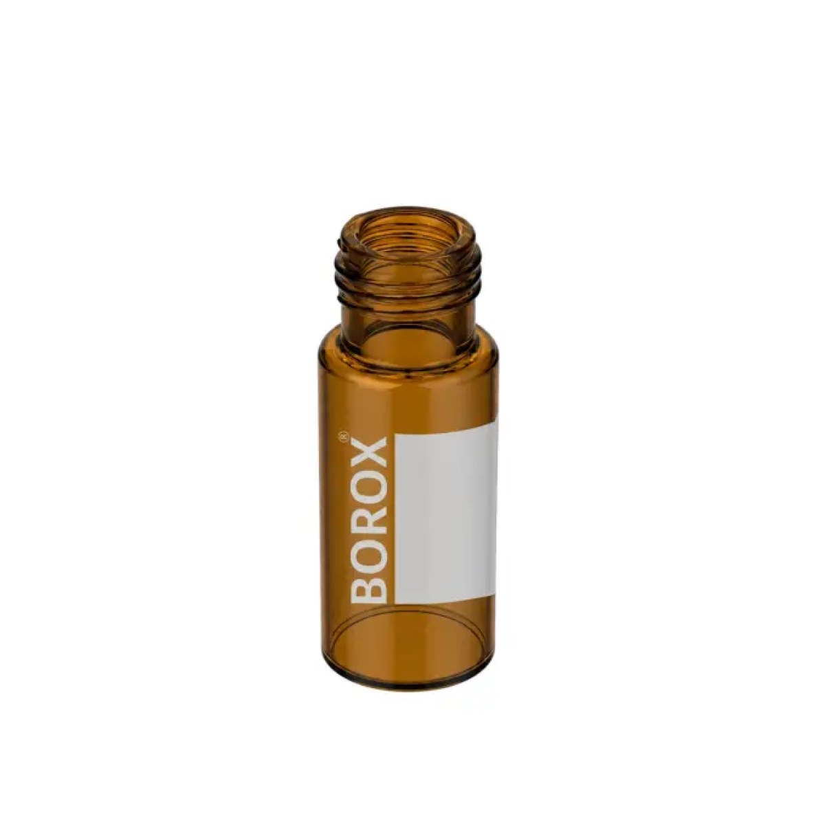 Borox Cam Vial 2 ml Amber - Vida Boyunlu ND9 - Hacim Ölçekli 100 adet/paket
