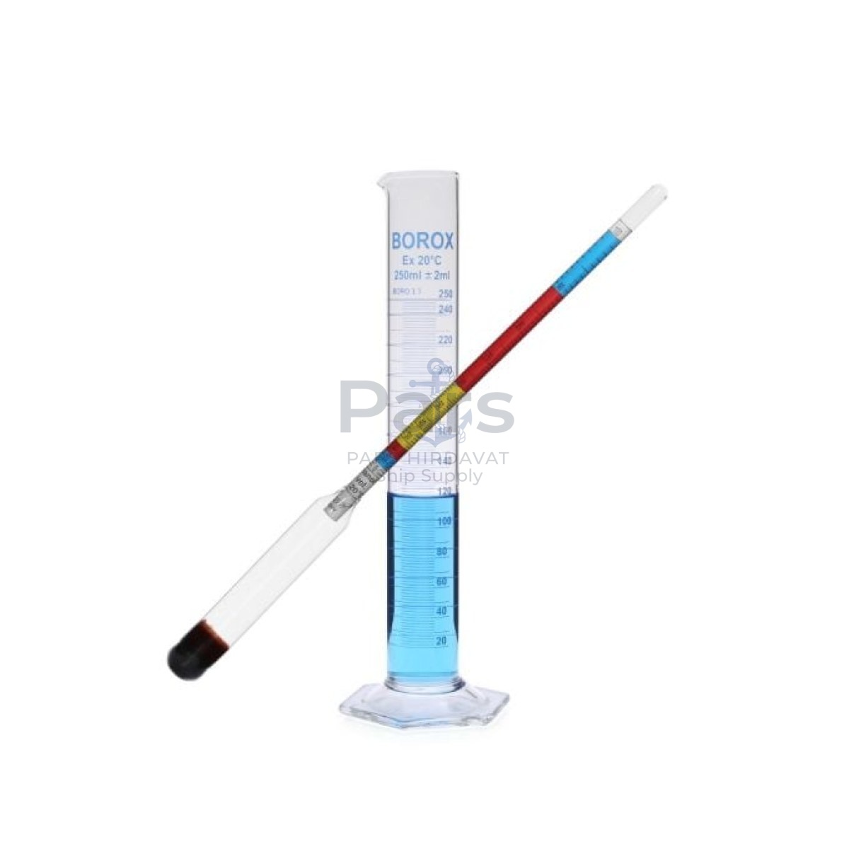 Greinorm Alkolmetre Renkli - Alkol Ölçer + 250ml Cam Mezür
