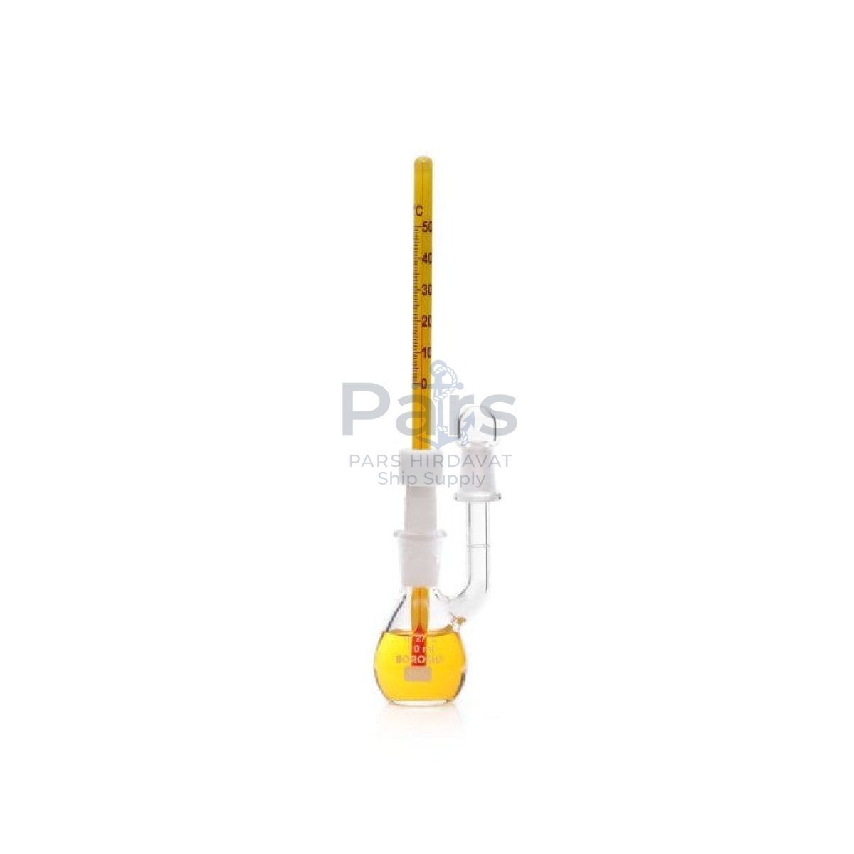 Borosil Cam Piknometre 10 ml - Kalibreli - Termometreli