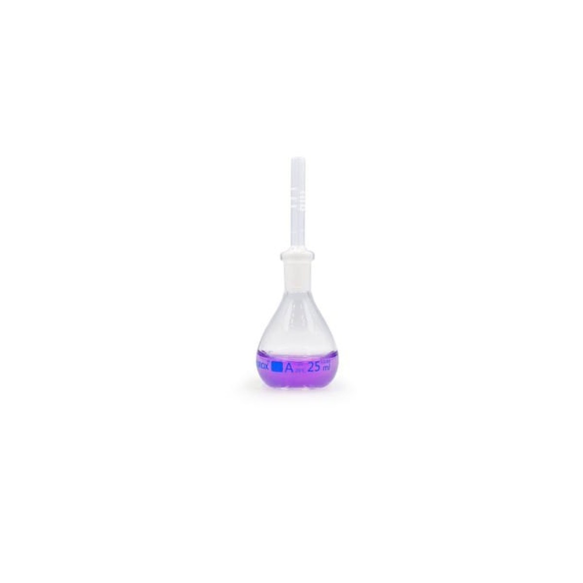 Borox Piknometre 25 ml - Kalibreli - Gay Lussac Tipi - Cam Kapiler Tıpalı - Class A Sertifikalı
