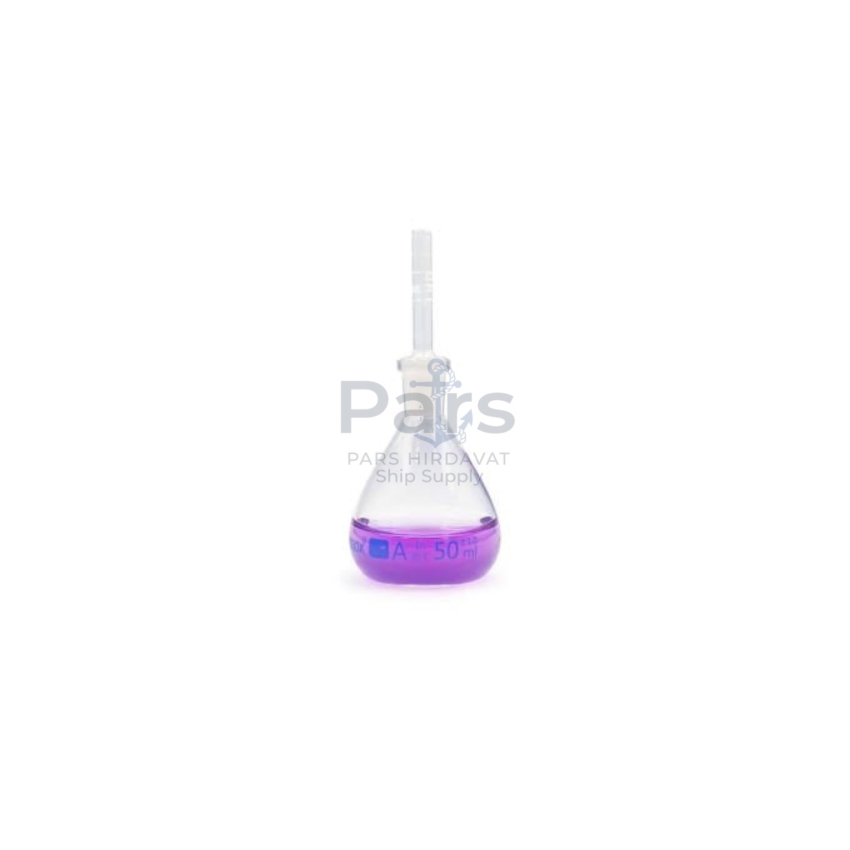 Borox Piknometre 50 ml - Kalibreli - Gay Lussac Tipi - Cam Kapiler Tıpalı - Class A Sertifikalı