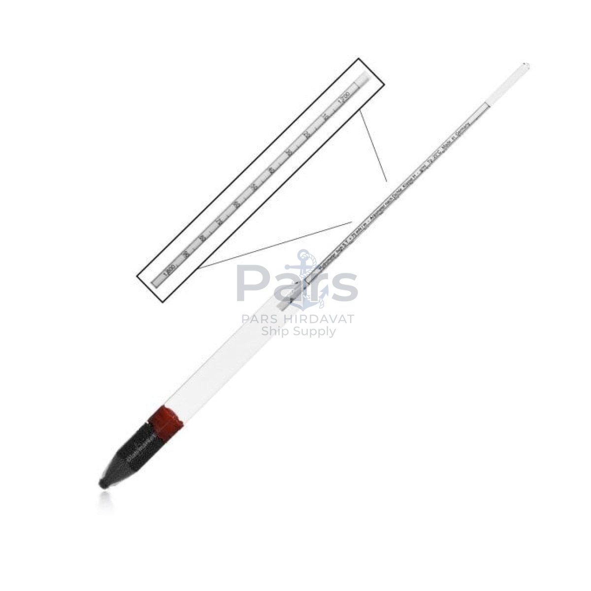 Greinorm Alman Hidrometre - Dansimetre 1.700-1.800 gr/cm3