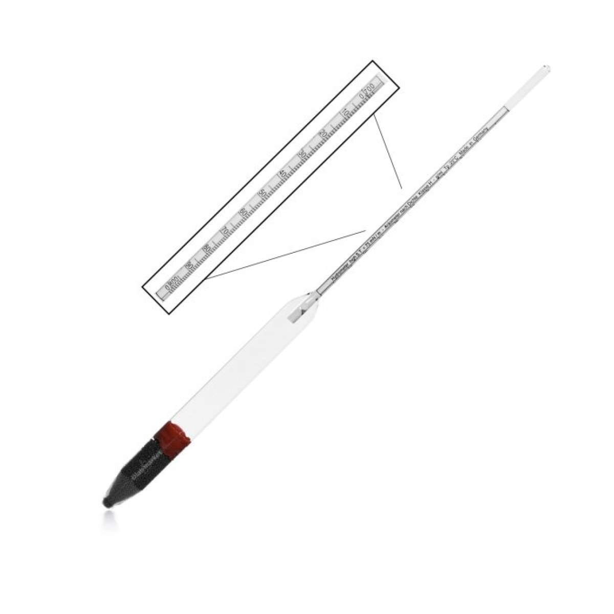 Greinorm Alman Hidrometre - Dansimetre 0.700-0.800 gr/cm3