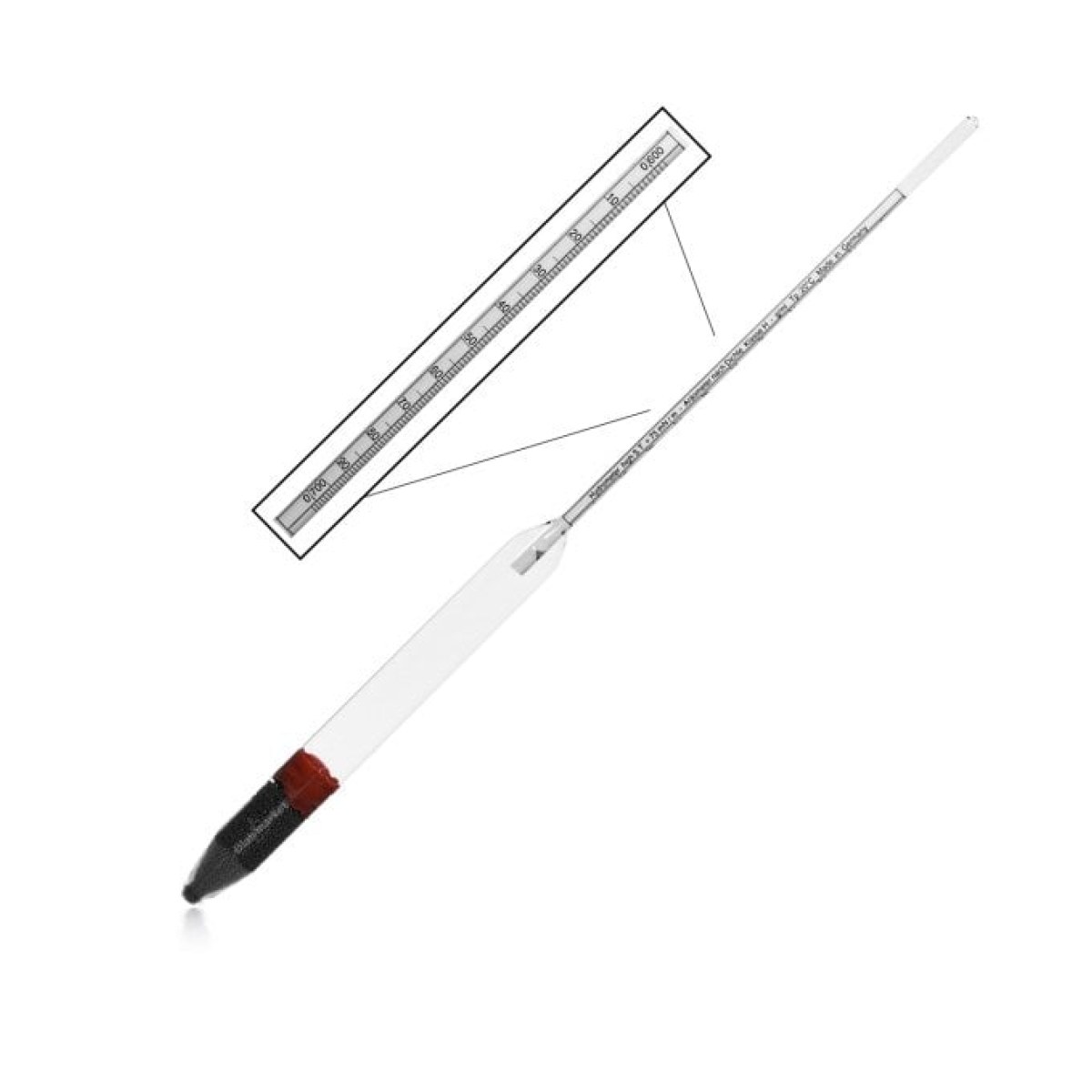 Greinorm Alman Hidrometre - Dansimetre 0.600-0.700 gr/cm3