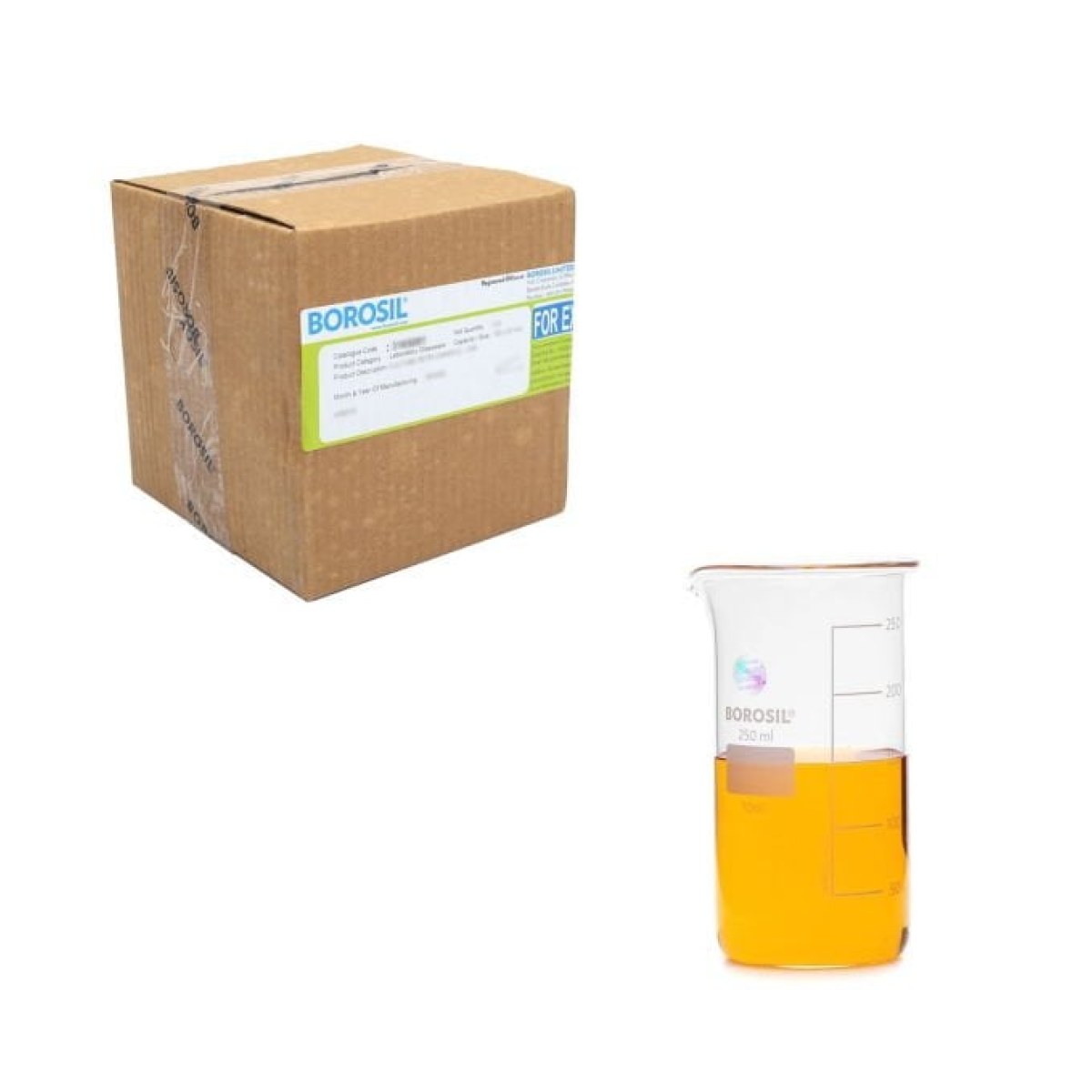 Borosil Cam Beher 250 ml - Uzun Form Isıya Dayanıklı 40 pcs Toptan