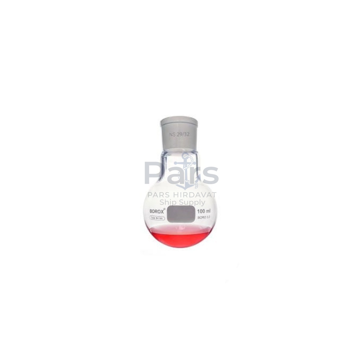 Borox Cam Balon 100 ml - Dibi Yuvarlak - Norm Şilifli 29/32 - Kaynatma Balonu