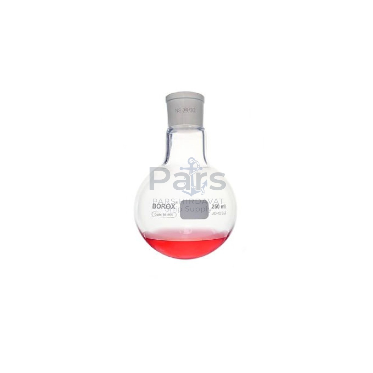 Borox Cam Balon 250 ml - Dibi Yuvarlak - Norm Şilifli 29/32 - Kaynatma Balonu